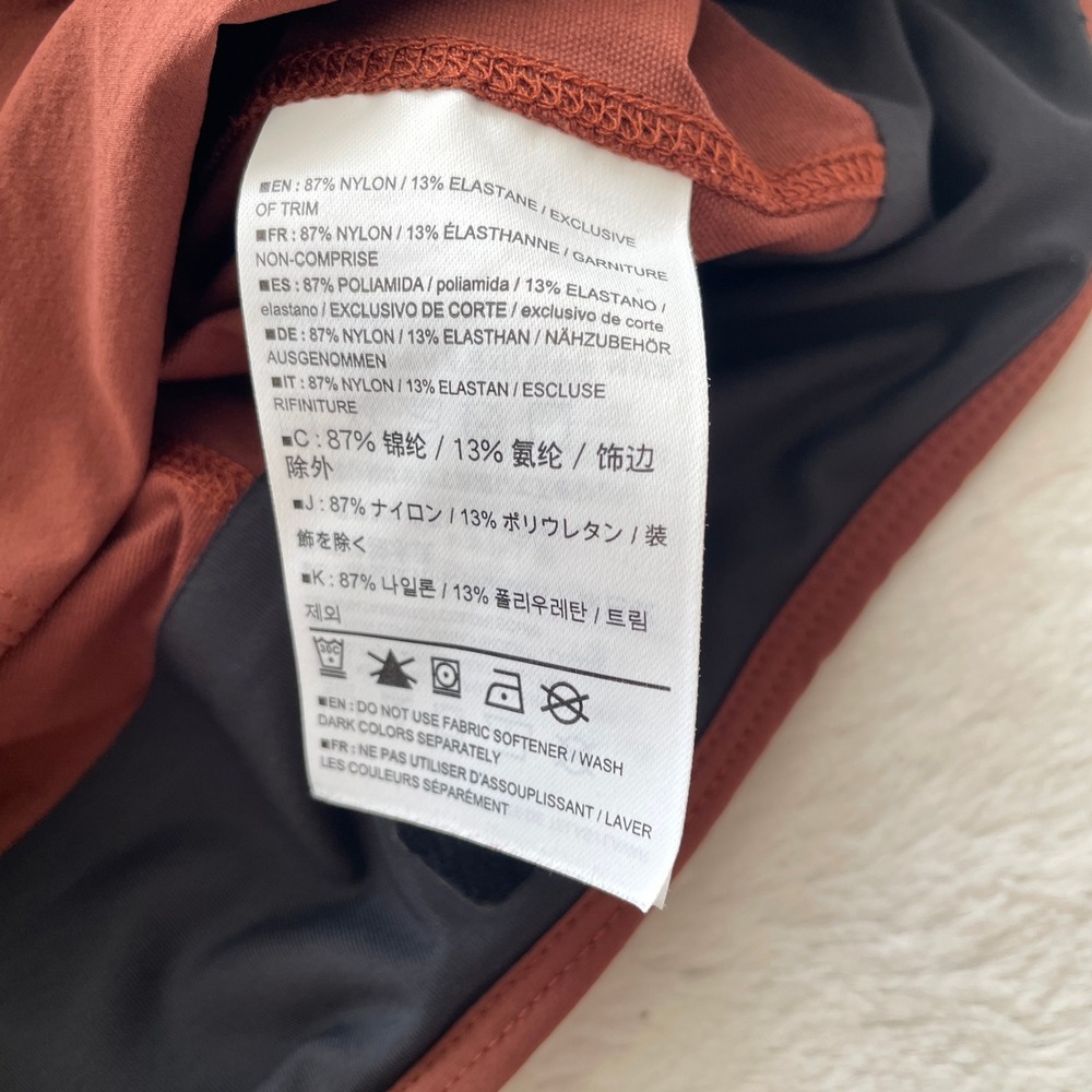 Arcteryx Womens Sabria Short Terracotta Red Orange Hiking Technical Cargo Size 4 - Picture 8 of 10